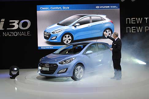 Hyundai - La nuova Hyundai i30 presentata in anteprima in Italia al Bologna Motor Show