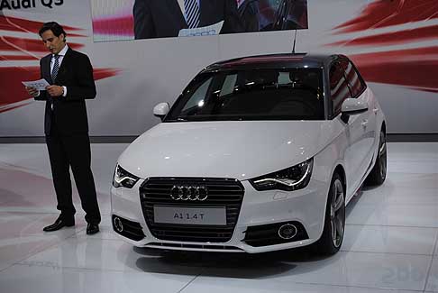 Audi - Anteprima Europe della vettura Audi A1 Sportback 1.4 T