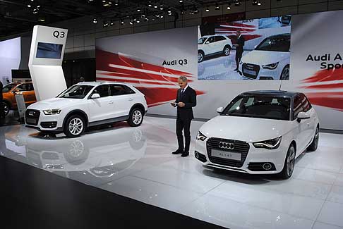 Audi - Panorama Anteprime Europea e Italiana della vettura Audi A1 Sportback e Audi Q3