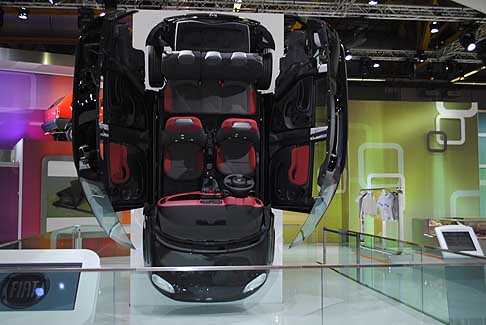 Fiat - New Fiat Panda interni della vettura al salone di Bologna 2011
