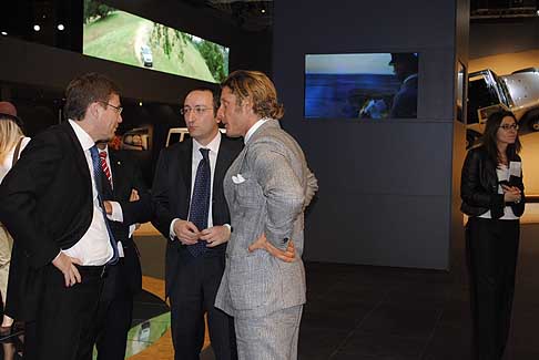 Jeep - Stand Jeep in visita Lapo Elkann che ha visto da vicino il nuovo Jeep Grand Cherokee SRT8