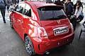 Abarth 500 posteriore al Motor Show di Bologna 2014 per la 39^ edizione