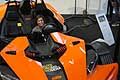 KTM X-Bow dettaglio dell'Autodromo di Modena al Bologna Motor Show 2014 per la 39^ edizione