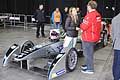 Michela Cerruti monoposto Formula E al Bologna Motor Show 2014