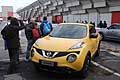 Nissan Juke attesa test drive al Motor Show 2014 di Bologna 39^ edizione