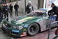 Chevolet SS del Nascar Whellen Euro Series incidentata al Bologna Motor Show 2014