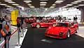 Panoramica vetture storiche del Museo Enzo Ferrari al Motor Show di Bologna 2014 per la 39^ edizione