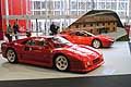 Panoramica vetture Museo Ferrari al Salone di Bologna 2014 al 39^ edizione
