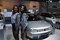 Ragazze al padiglione VW Golf al Motor Show di Bologna 2014 39^ edizione