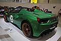 Ferrari 488 spider Green Jewel del 2016 retrotreno supercar al MEF Museo Enzo Ferrari di Modena 2024