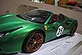 Ferrari 488 spider Green Jewel si ispira alla Ferrari 365 PS di David Piper esposta al MEF Museo Enzo Ferrari di Modena 2024