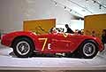 Ferrari 500 mondial del 1954 Pininfarina profilo laterale auto storica al Museo Ferrari 2024 di Modena