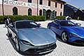 Ferrari Roma Spider supercar di grande fascino del cavallino rampante al Museo Enzo Ferrari 2024 di Modena