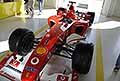 Monoposto F1 Ferrari F2003 GA in onore di Gianni Agnelli esposta allOfficina Alfredo Ferrari presso il Museo Enzo Ferrari di Modena