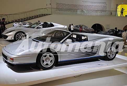 Museo Enzo Ferrari - Ferrari TestaRossa Spider by Pininfarina di Gianni Agnelli auto rara a Modena presso il MEF Museo Enzo Ferrari 2024