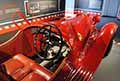 Alfa Romeo 8C 2300 spider anno 1932 vista volante e comandi di guida al Museo Ferrari Maranello