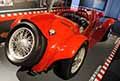 Alfa Romeo 8C 2300 Spider dettaglio ruota posteriore e retrovreno vettura d´epoca, esposta al Museo Ferrari Maranello