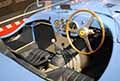 Ferrari 340 mm volante e quadro comandi dell´auto storica delle Mille Miglia al Museo Ferrari Maranello