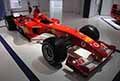 Monoposto Formula One con la Ferrari F2003 GA dedicata alla perdita di Gianni Agnelli al Museo Casa Enzo Ferrari di Modena