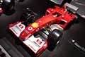 Monoposto Ferrari F2002 che trionfa con Michael Schumacher nel Campionato del mondo di F1 del 2002 esposta al Museo Ferrari Maranello