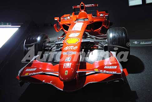 Museo Ferrari di Maranello - Monoposto Ferrari F2007 driver Kimi Raikkonen in Formula One al Museo Ferrari Maranello