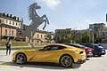 Cavallino Rampante esposizione esterna Ferrari 812 superfast al Museo Ferrari di Modena