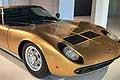 Lamborghini Miura P400 S oro il Mito del Toro al Museo Lamborghini 2020. Mudetec acronimo di Museo delle Tecnologie Lamborghini