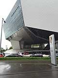 Esterno stabile Museo Porsche a Stoccarda