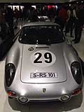 Racing cars anteriore storico al Museo Porsche di Stoccarda