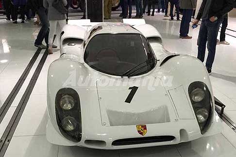 Porsche - Auto da gara prototipo Porsche Numero 1 al Museo Porsche di Stoccarda