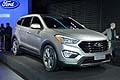 La nuova Hyundai Santa Fe con il nuovo frontale, dominato dall´imponente griglia di areazione