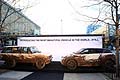 Land Rover celebra i 25 anni al Salone di New York 2012. Con la Range Rover Classic del 1987 e Range Rover Evoque 2012 in mostra durante l´evento celebrativo