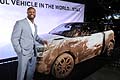 Land Rover celebrated 25 years in North America during the 2012 New York Auto Show in New York City. New York Jets star Bart Scott was on hand at the celebratory event.
