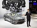 Ola Kallenius CEO Mercedes AMG presents the new Mercedes SL 65 AMG at the News York Autoshow 2012