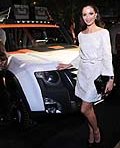 Land Rover celebrated 25 years in North America during the 2012 New York Auto Show in New York City. Marchesa Co-Founder Georgina Chapman was on hand at the celebratory event.