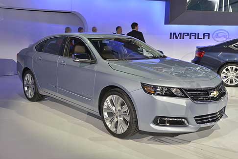 Chevrolet - Chevrolet Impala il top di gamma  rappresentato da un motore 6 cilindri a V capace di produrre 306 cavalli e 355 nm di coppia