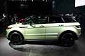  Land Rover Evoque vista laterale verde acqua