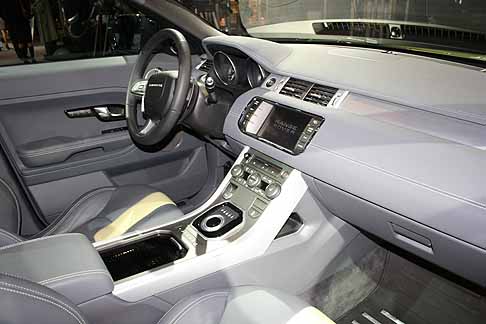 Land Rover - Range Rover Evoque interni vettura esposto al New York Auto Show