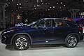 Lexus RX 450h vista laterale al Salone di New York 2015