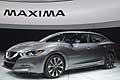 Nissan Maxima silver con cerchi a 10 razze al New York Auto Show 2015