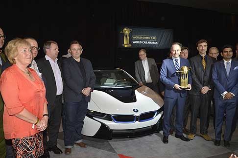 World Car Awards - Per il segmento auto ecologiche, una giuria di esperti ha nominato World Green Car of the Year la BMW i8