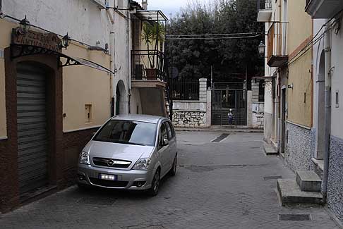 Padre Pio - Ingresso villa comunale San Marco in Lamis - Foggia