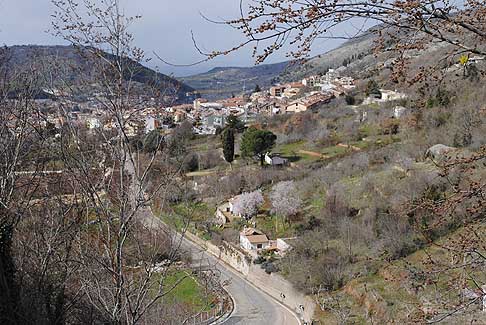 Padre Pio - Vista panoramica valle San Marco in Lamis 550 m nel cuore del Gargano