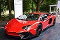 Auto sportiva Lamborghini aventador SV al Parco Valentino- Salone & Gran Premio edizione 2015