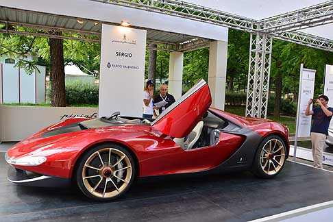 Parco Valentino - Ferrari Sergio Pinifarina. Tributo Pininfarina  stato organizzato per celebrare gli 85 anni di attivit dellazienda cambianese