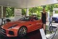 Jaguar F-Type SVR supercar al Parco Valentino, Salone dellAuto Torino 2016