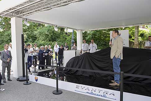 Parco Valentino Supercar Evantra Evantra Mille Cavalli - Evantra Millecavalli press day Luca Mazzanti al Parco Valentino 2016