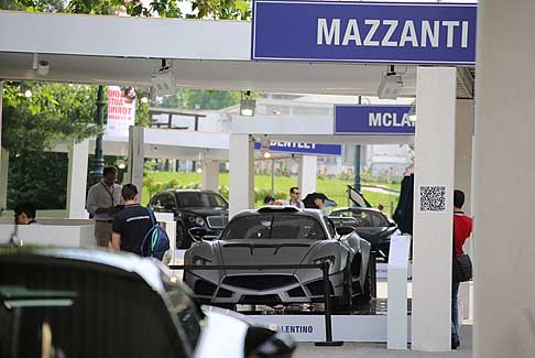 Parco Valentino Supercar Evantra Evantra Mille Cavalli - Supercar Evantra Millecavalli allo stand Mazzanti al Parco Valentino di Torino