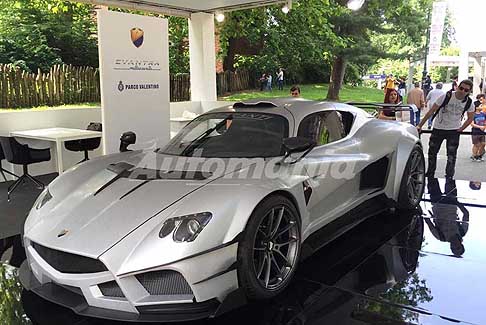 Parco Valentino Supercar Evantra Evantra Mille Cavalli - Evantra Millecavalli anteprima mondiale al Parco del Valentino 2016