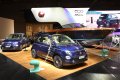Fiat 500 Riva affiancato da un motoscafo di lusso al Salone di Parigi 2016